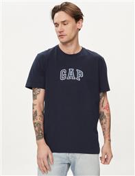 T-SHIRT 570044-03 ΣΚΟΥΡΟ ΜΠΛΕ REGULAR FIT GAP