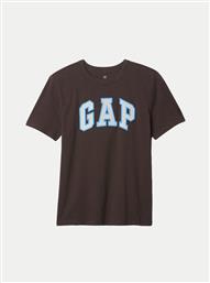 T-SHIRT 605364 ΚΑΦΕ REGULAR FIT GAP