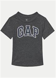 T-SHIRT 609749-01 ΓΚΡΙ REGULAR FIT GAP