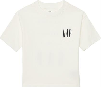 T-SHIRT 745250-01 ΛΕΥΚΟ REGULAR FIT GAP από το MODIVO