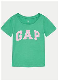 T-SHIRT 862123 ΠΡΑΣΙΝΟ REGULAR FIT GAP