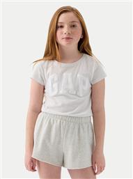 T-SHIRT 885666 ΕΚΡΟΥ REGULAR FIT GAP