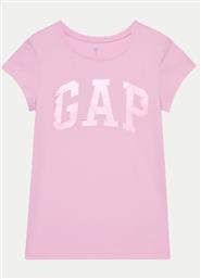 T-SHIRT 886003-00 ΡΟΖ REGULAR FIT GAP