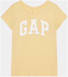 T-SHIRT 886003-02 ΚΙΤΡΙΝΟ REGULAR FIT GAP