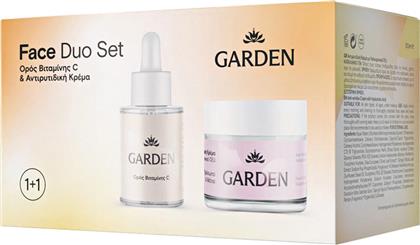 PROMO ANTI-WRINKLE CREAM WITH HYALURONIC ACID 50ML & VITAMIC C SERUM ANTI-OXIDANT & SMOOTHING OUT FORMULA 30ML GARDEN