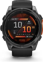 FēNIX 8 51MM SLATE GRAY WITH BLACK SMARTWATCH GARMIN από το ΚΩΤΣΟΒΟΛΟΣ