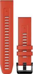 QUICKFIT 22MM SILICONE FLAME RED GARMIN