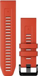 QUICKFIT 26MM SILICONE FLAME RED GARMIN