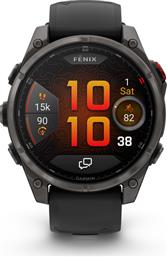 SMARTWATCH FENIX 8 PRO 47MM - TITANIUM CARBON GRAY DLC WITH BLACK AND PEBBLE GRAY GARMIN