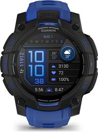 SMARTWATCH INSTINCT 3 AMOLED SUPERNOVA COLLECTION 45MM - BLACK WITH BLUE AND BLACK LIMITED EDITION GARMIN