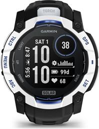 SMARTWATCH INSTINCT 3 SOLAR SUPERNOVA COLLECTION 50MM - WHITESTONE WITH BLACK AND BLUE LIMITED EDITION GARMIN
