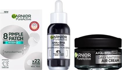 PROMO SKINACTIVE DAILY MATTIFYING 3IN1 AIR CREAM 50ML & ANTI-IMPERFECTION SERUM 30ML & INVISIBLE PIMPLE PATCH 22 ΤΕΜΑΧΙΑ GARNIER
