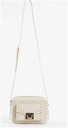 ΓΥΝΑΙΚΕΙΑ ΤΣΑΝΤΑ CROSSBODY FAUX LEATHER ΜΕ ΤΡΟΥΚΣ - V4AI-11783 ΕΚΡΟΥ GAUDI