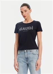 T-SHIRT 511BD64021 ΣΚΟΥΡΟ ΜΠΛΕ REGULAR FIT GAUDI