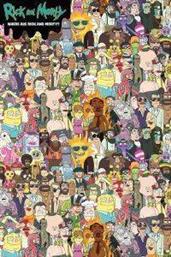 POSTER RICK AND MORTY WHERE ARE 61 X 91.5 CM GB EYE