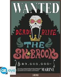 ΑΦΙΣΑ ONE PIECE BROOK WANTED ΚΑΘΕΤΗ 61X92 CM GBEYE