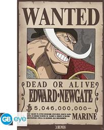 ΑΦΙΣΑ ONE PIECE EDWARD NEWGATE WANTED ΚΑΘΕΤΗ 61X92 CM GBEYE