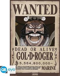 ΑΦΙΣΑ ONE PIECE GOL D. ROGER WANTED ΚΑΘΕΤΗ 61X92 CM GBEYE