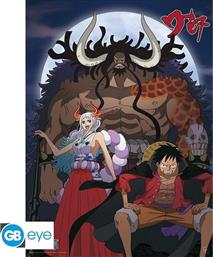 ΑΦΙΣΑ ONE PIECE LUFFY AND YAMATO VS KAIDO ΚΑΘΕΤΗ 52X38 CM GBEYE