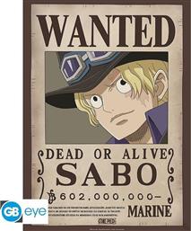 ΑΦΙΣΑ ONE PIECE SABO WANTED ΚΑΘΕΤΗ 52X38 CM GBEYE