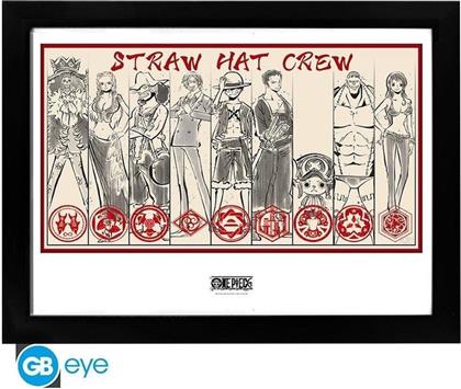 ΑΦΙΣΑ ONE PIECE STRAW HAT CREW ΣΕ ΚΑΔΡΟ ΟΡΙΖΟΝΤΙΑ 31X41 CM GBEYE