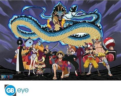 ΑΦΙΣΑ ONE PIECE STRAW HATS VS KAIDO ΚΑΘΕΤΗ 61X92 CM GBEYE