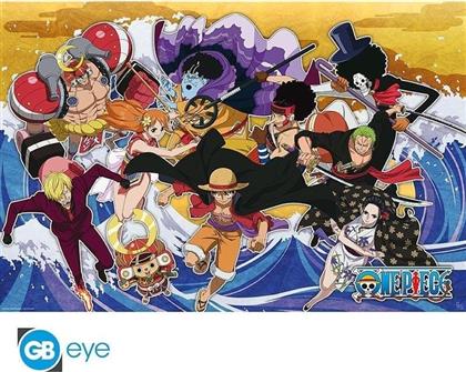 ΑΦΙΣΑ ONE PIECE THE CREW IN WANO COUNTRY ΟΡΙΖΟΝΤΙΑ 92X61 CM GBEYE