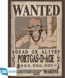 ΑΦΙΣΑ ONE PIECE WANTED ACE ΚΑΘΕΤΗ 52X38 CM GBEYE