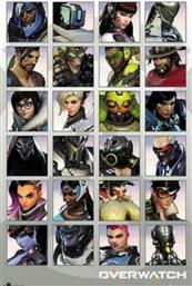 ΑΦΙΣΑ OVERWATCH - CHARACTER PORTRAITS ΚΑΘΕΤΗ 61X92 CM GBEYE