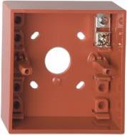 DMN787 SURFACE MOUNTING BOX WITH EARTH CONNECTOR RED GE από το e-SHOP
