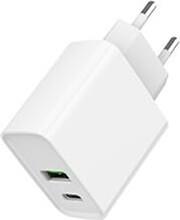 2-PORT 20 W USB FAST CHARGER WHITE GEMBIRD από το e-SHOP