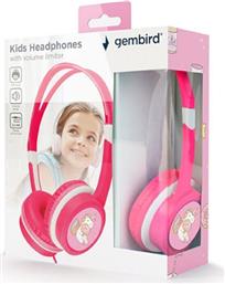 ΑΚΟΥΣΤΙΚΑ HEADSET KIDS MHP-JR ΡΟΖ ΑΚΟΥΣΤΙΚΑ ΚΕΦΑΛΗΣ GEMBIRD