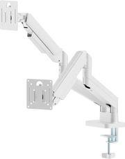 DESK MOUNTED ADJUSTABLE DOUBLE MONITOR ARM 17'-32' WHITE MA-DA2-06-W GEMBIRD