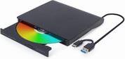 EXTERNAL USB DVD DRIVE BLACK DVD-USB-031 GEMBIRD