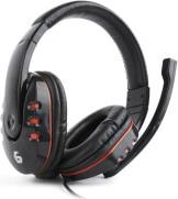 GHS-402 GAMING HEADSET WITH VOLUME CONTROL GLOSSY BLACK GEMBIRD