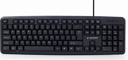 KEYBOARD USB RUS LAYOUT BLK GEMBIRD