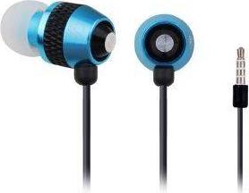 MHS-EP-002 METAL EARPHONES WITH MICROPHONE AND VOLUME CONTROL GEMBIRD