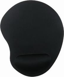 MP-ERGO-01 MOUSE PAD WITH SOFT WRIST SUPPORT BLACK GEMBIRD