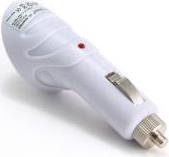 MP3A-UC-CAR1 UNIVERSAL (INCLUDING IPOD AND IPHONE) USB CAR CHARGER WHITE GEMBIRD