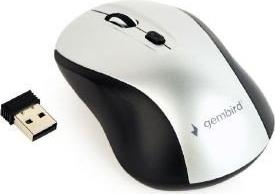 MUSW-4B-02-BS WIRELESS OPTICAL MOUSE BLACK/SILVER GEMBIRD