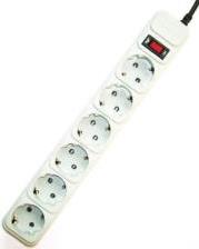 SPG6-B-10C POWER CUBE SURGE PROTECTOR 6 SOCKETS 3M WHITE ΜΕ ΔΙΑΚΟΠΤΗ GEMBIRD