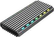 USB3,1 ENCLOSURE FOR M.2 NVME DRIVES BACKLIGHTED ALUMINUM EE2280-U3C-03 GEMBIRD