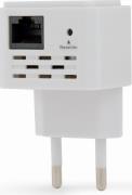 WNP-RP300-03 WI-FI REPEATER, 300 MBPS, WHITE GEMBIRD