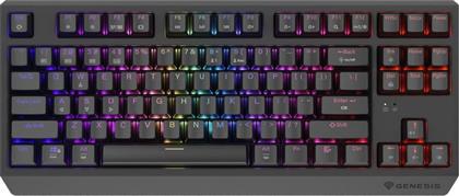 THOR 230 GAMING ΜΗΧΑΝΙΚΟ ΕΝΣΥΡΜΑΤΟ USB ΠΛΗΚΤΡΟΛΟΓΙΟ RGB BLUE (US) GENESIS