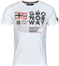 T-SHIRT ΜΕ ΚΟΝΤΑ ΜΑΝΙΚΙΑ JIVY GEOGRAPHICAL NORWAY