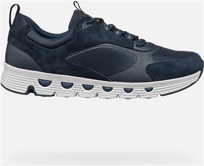 ΑΝΔΡΙΚΑ ΔΕΡΜΑΤΙΝΑ SNEAKERS ''SPHERICA ECUB-4'' - U46HRA0FU22C4002 ΜΠΛΕ ΣΚΟΥΡΟ GEOX