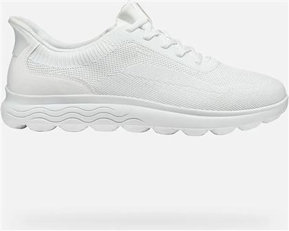 ΑΝΔΡΙΚΑ SNEAKERS ΜΟΝΟΧΡΩΜΑ ''SPHERICA PLUS'' - U55MPA06KEKC1000 ΛΕΥΚΟ GEOX