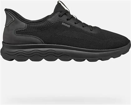 ΑΝΔΡΙΚΑ SNEAKERS ΜΟΝΟΧΡΩΜΑ ''SPHERICA PLUS'' - U55MPA06KEKC9999 ΜΑΥΡΟ GEOX