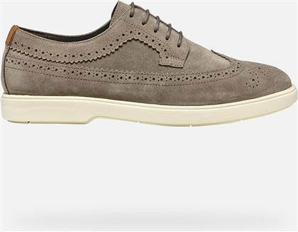 ΑΝΔΡΙΚΑ SUEDE ΠΑΠΟΥΤΣΙΑ ''SPHERICA EC17'' - U55LAE00022C1018 ΚΑΦΕ ΑΝΟΙΧΤΟ GEOX