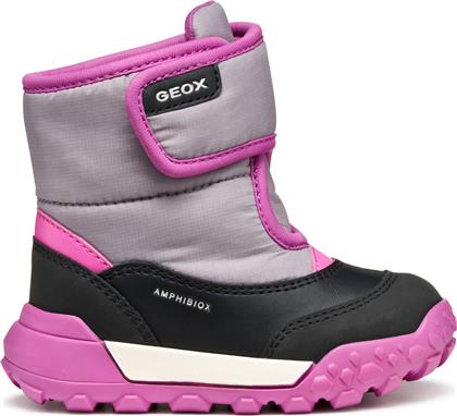 ΜΠΟΤΕΣ ΧΙΟΝΙΟΥ B TREKKYUP B AB B566MA 054FU C0017 M ΜΑΥΡΟ GEOX